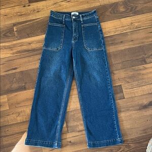 Just Black High Rise Jeans - Deep Indigo
